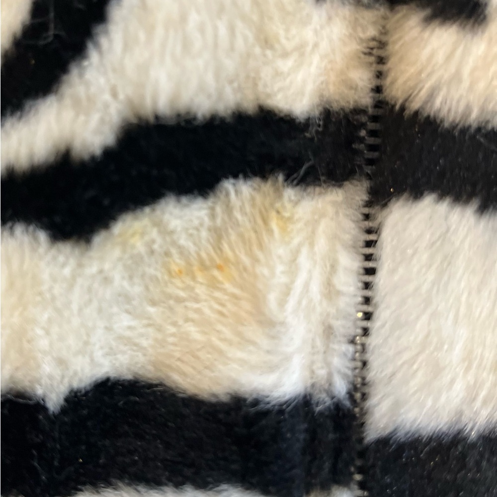 90s Zebra Print Biker Jacket - Picture 4 of 5